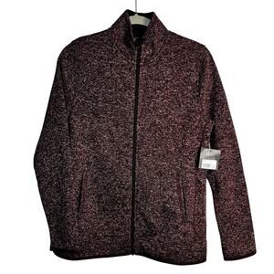 NWT Eddie Bauer Women’s WR Radiator Fleece Full‑Zip, Fuchsia Heather, Size M